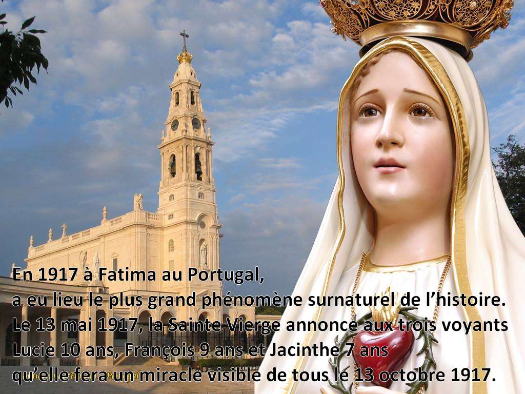 Neuvaine Notre Dame de Fatima Portugal